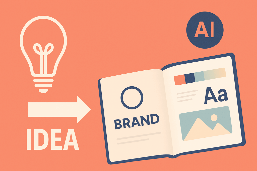 Idea to Brand Book in Minutes: How AI-Generated Branding Works