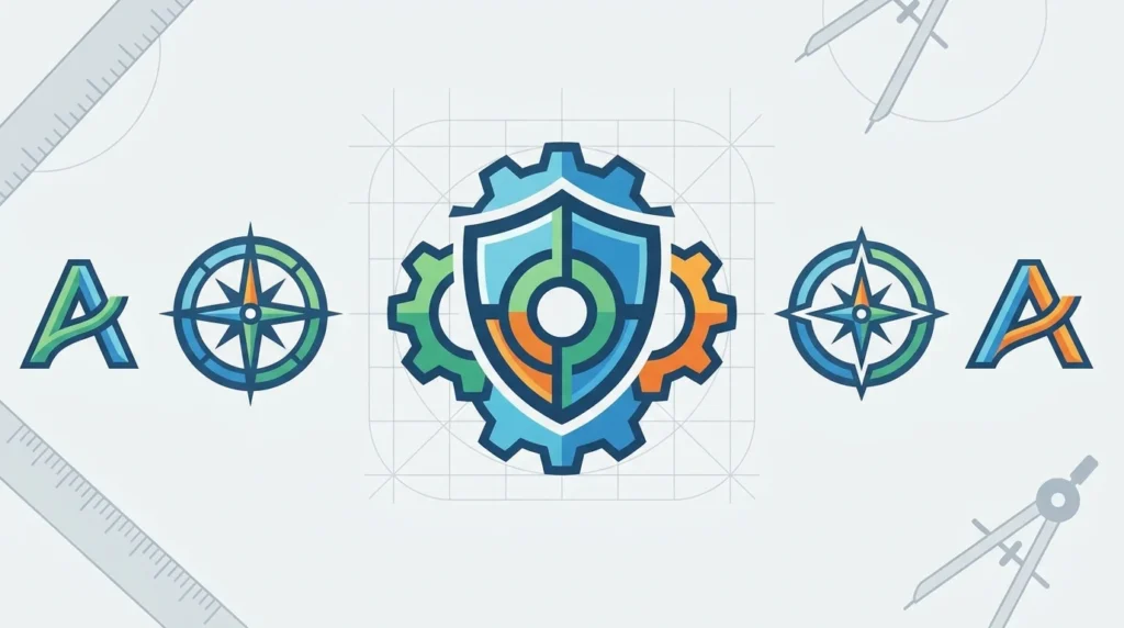 The Role of Symmetry in Creating Balanced Logos