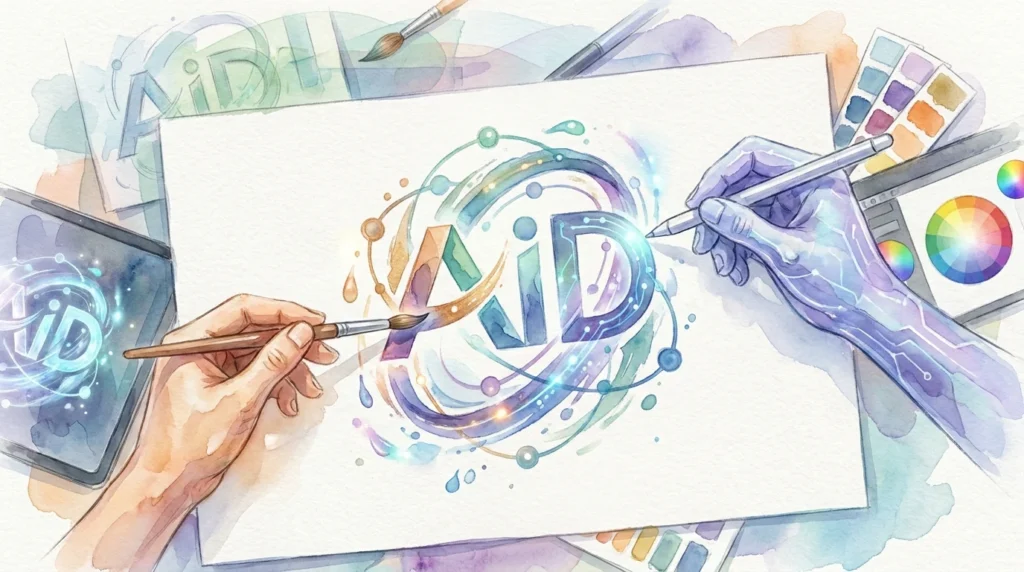 Exploring the Impact of AI on Collaborative Logo Design